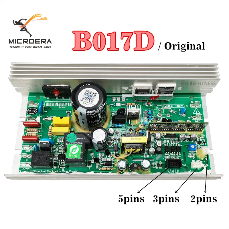 BO17D B017D for Johnson Xterra TRX3500 Treadmill motor Controller Drive lower Control board circuit board