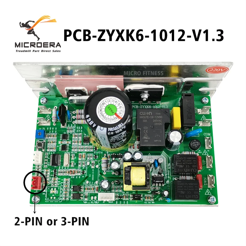PCB-ZYXK6-1012-V1.3 Treadmill Controller PCB ZYXK6 1012 v1.3 for SHUA BC-1002 Treadmill power supply Circuit Control Board ZYXKZ