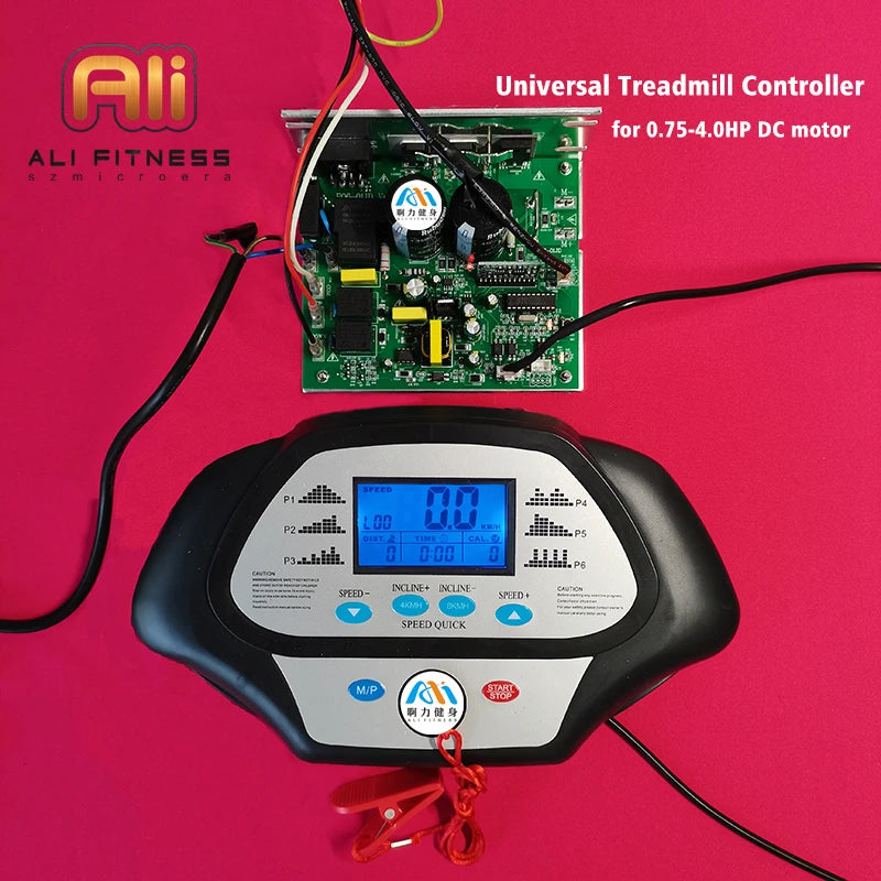 General use repair Treadmill controller Control Board Mainboard + treadmill display instrument panel 1-2.0HP 1-4.0HP DC Motor