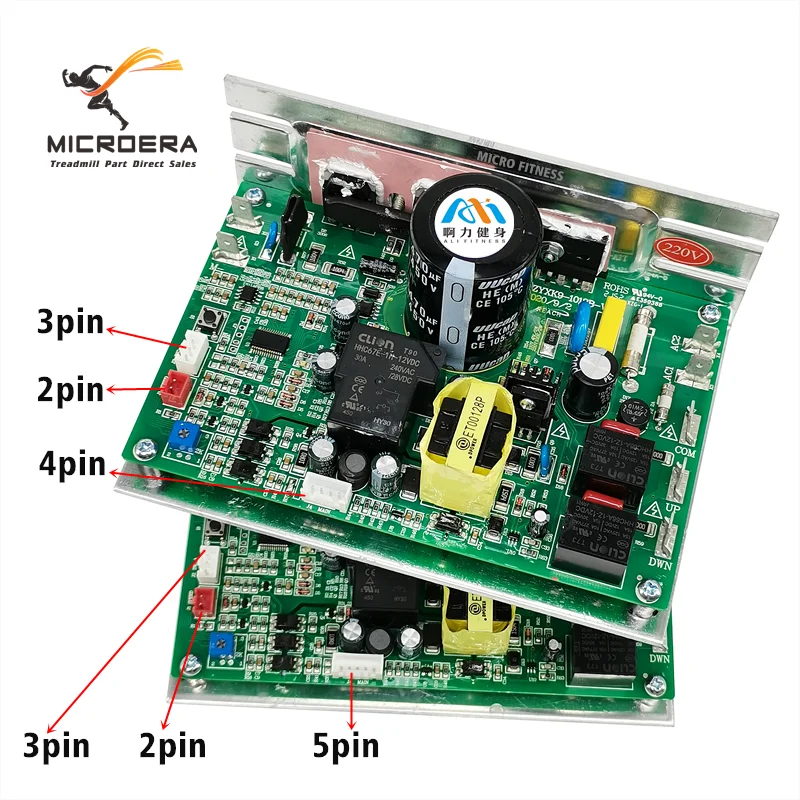 Original PCB-ZYXK9-1012-V1.3 Treadmill Motor Controller PCB-ZYXK9-1012B-V1.1 Motherboard ZYXK9 Power supply board Circuit board
