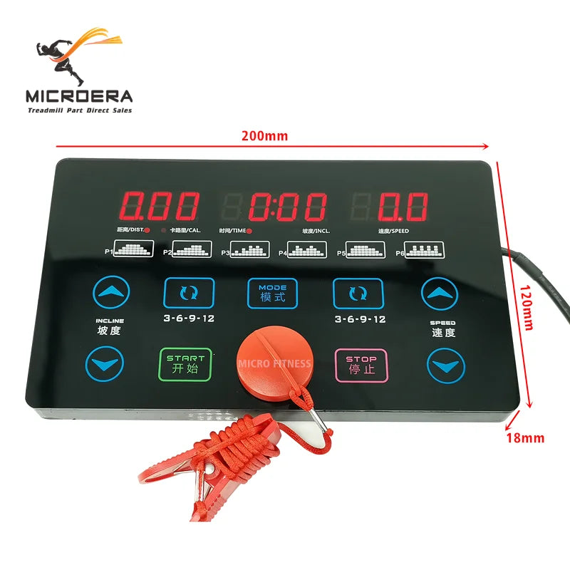 New Treadmill General use Universal control board motor controller Circuit board Console display for 1HP-2.0HP DC motor