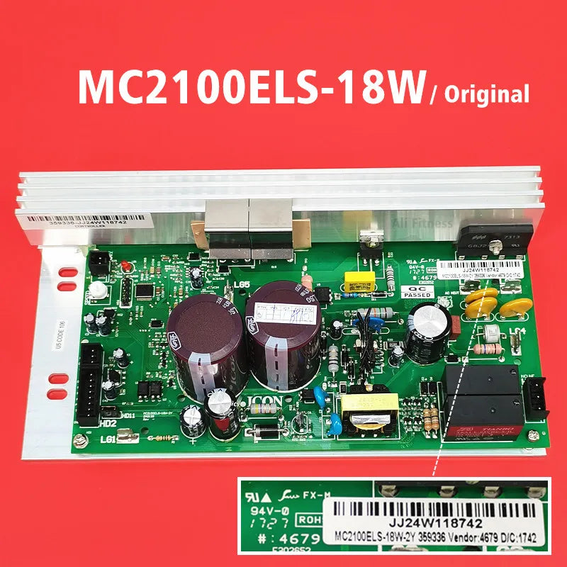 ICON PROFORM Nordic Track Treadmill Motor Controller MC2100ELS-18W 2y ZY Lower Control Board Power Supply Board MC2100ELS 18W