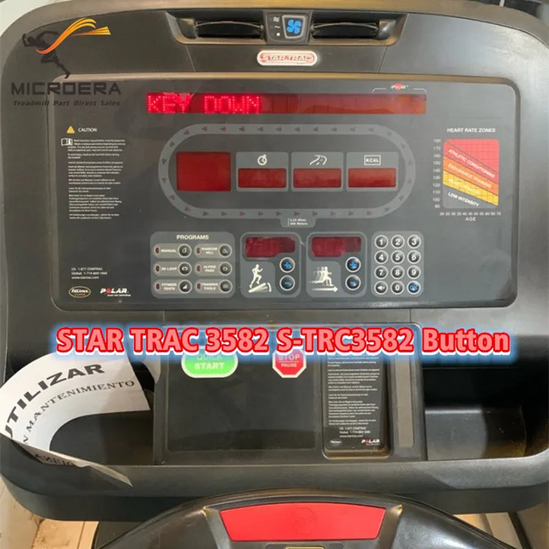 STAR TRAC 3582 S-TRC3582 S-TRC3562 3552 Treadmill Button Panel Button keyboard Control Panel Membrane Switch STAR T RAC Keypad