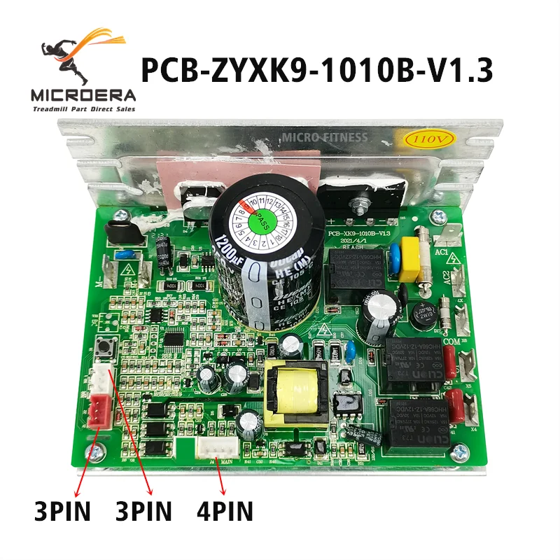 New PCB-XK9-1010B-V1.3 Treadmill Motor Controller lower Control board PCB-ZYXK9-1010-V1.2  Circuit board PCB ZYXK9 1010 V1.2 pcb
