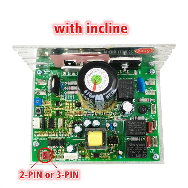 Original PCB-ZYXK7-1010-V1.4 Treadmill Motor Controller PCB ZYXK7 1010 V1.4 Lower Control Panel Circuit Board Driver Motherboard