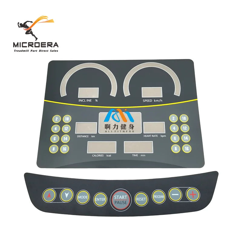 New S900 treadmill button film of mbh treadmill accessories Treadmill Button keyboard Film Button Sticker Membrane Switch