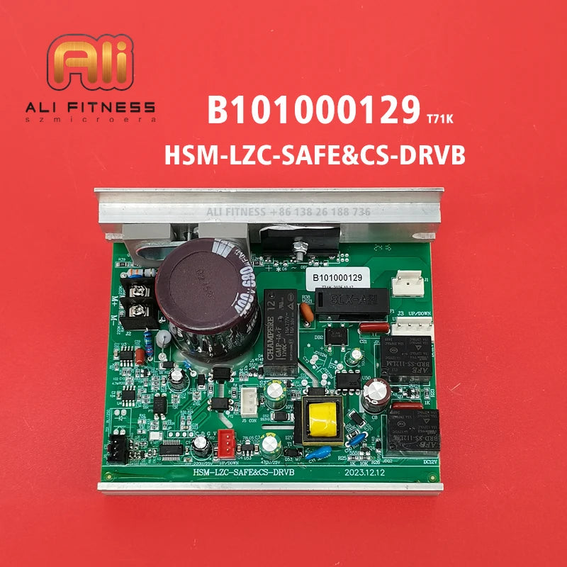 Treadmill Motor Controller B101000129 HSM-LZC-SAFE&CA-DRVB T71k for HSM Treadmill Control Board Circuit Board Motherboard