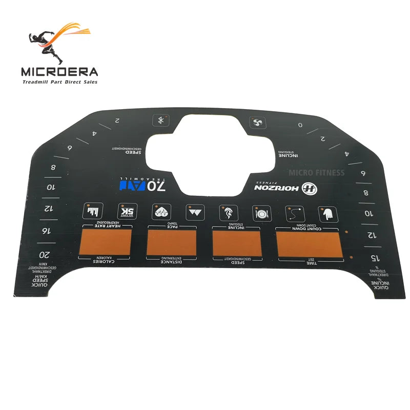 Treadmill Quick Start Stop Button keyboard Film for Horizon 7.0AT Treadmill Button Film Button Sticker Membrane Switch Sticker