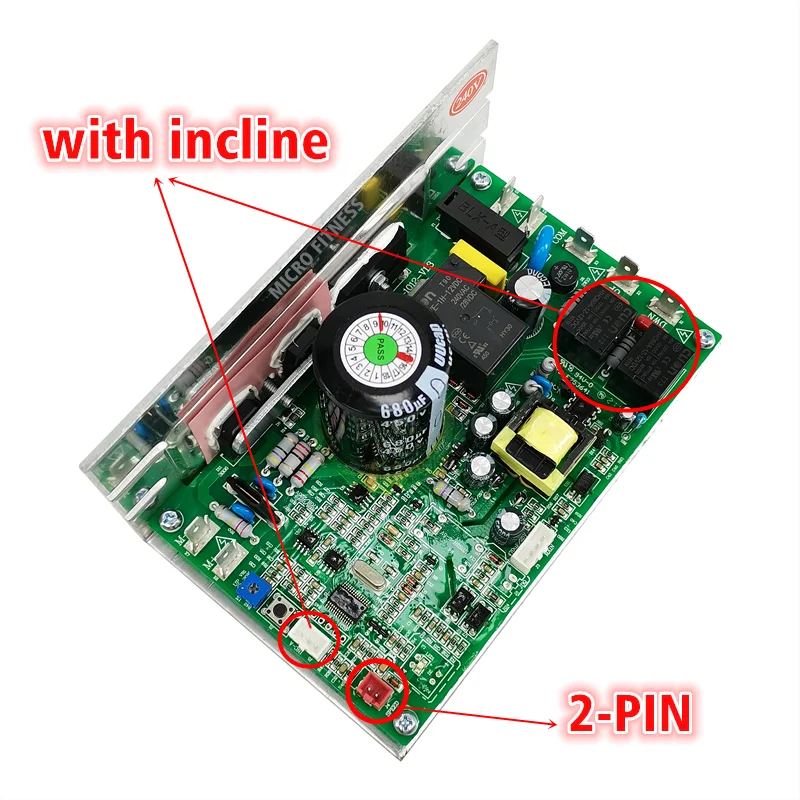 PCB-ZYXK6-1012-V1.3 Treadmill Controller PCB ZYXK6 1012 v1.3 for SHUA BC-1002 Treadmill power supply Circuit Control Board ZYXKZ