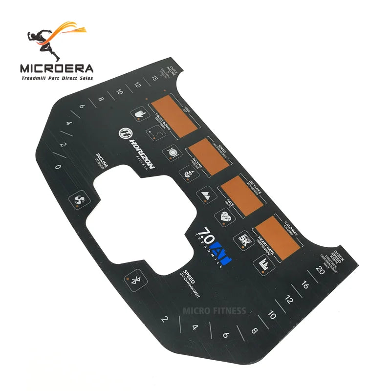 Treadmill Quick Start Stop Button keyboard Film for Horizon 7.0AT Treadmill Button Film Button Sticker Membrane Switch Sticker
