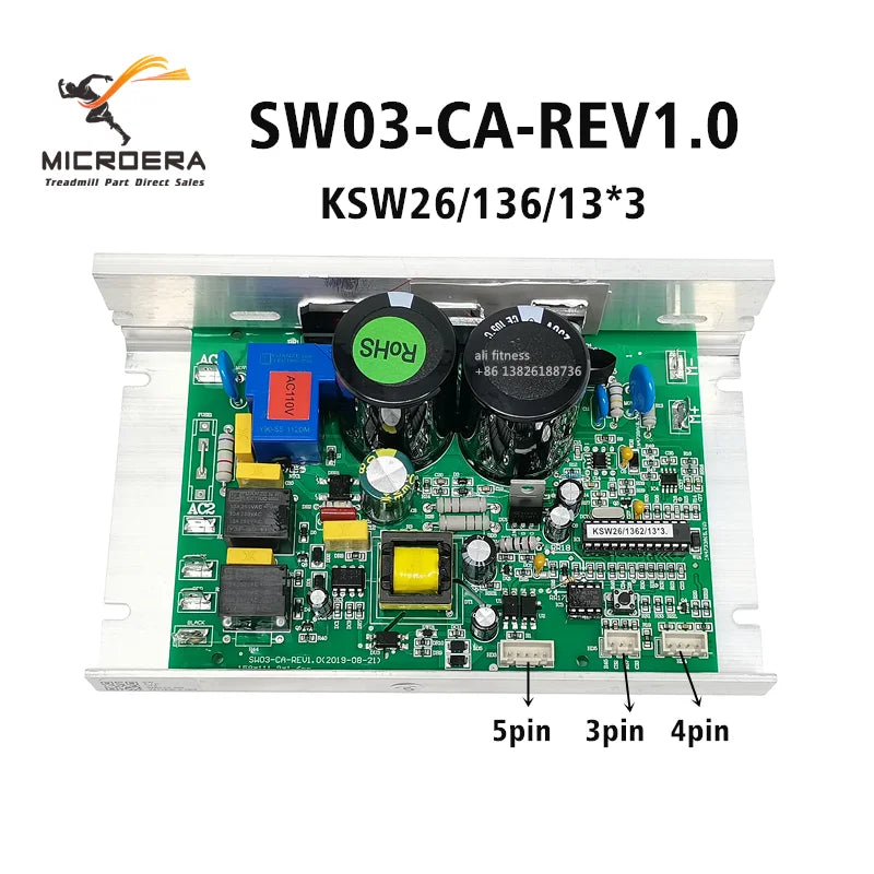Treadmill Motor Controller SW03-CA-REV1.0 Control Board KSW26/136/13*3 for Reebok treadmill Circuit Board Driver SW03 CA REV1.0
