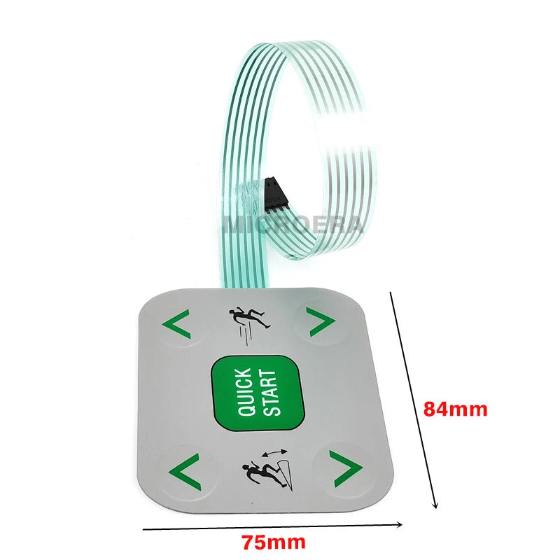 For PRECOR C932 C932i C954 C954i 932 932i 954 954i Treadmill Button keypanel keyboard Film Control Panel Switch Sticker
