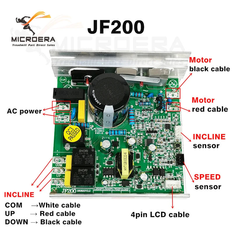 JF200 BL656AS Treadmill motor Controller power supply board compatible with MKS DTPB10-P 3pin Control board Motherboard