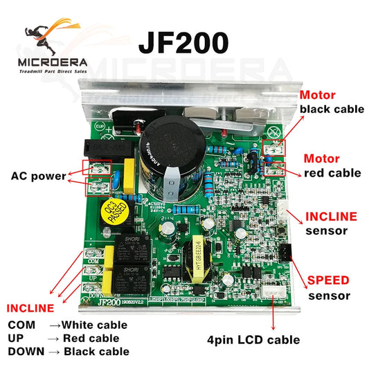 JF200 BL656AS Treadmill motor Controller power supply board compatible with MKS DTPB10-P 3pin Control board Motherboard