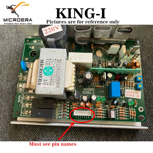 KING-I KING-1 Treadmill Motor Controller Lower Control Board / Only a replacement board with a different appearance is provided