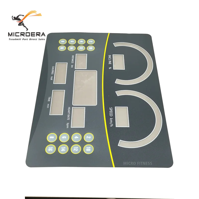 For MBH S900 Treadmill Quick Start Stop Button keyboard Film BH Treadmill Button Film Button Sticker Membrane Switch Sticker