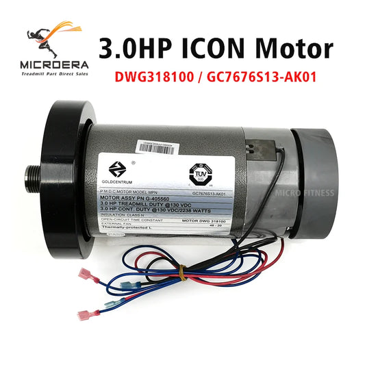 DWG318100 Treadmill Motor DC 3.0HP 180V 130V Electric Motor, Engine Motor for ICON PROFORM Nordic track Nordictrack Treadmill