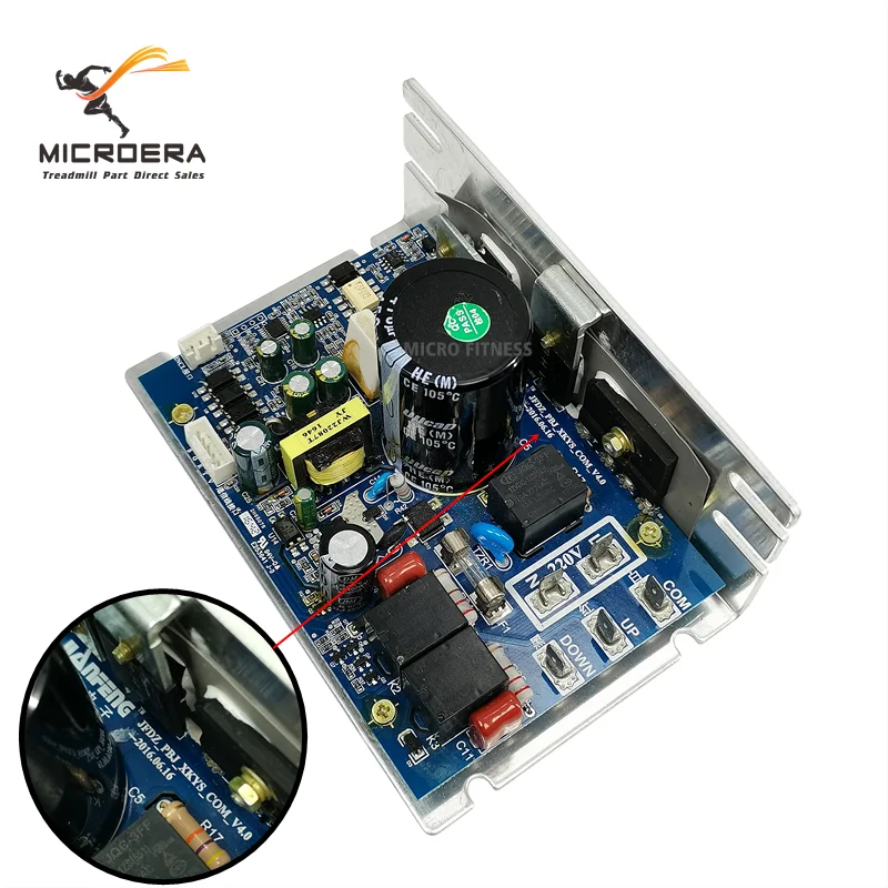 For JFDZ PBJ XKYS COM V4.0 Treadmill Controller JFDZ-PBJ-XKYS-COM-V4.0 Control board Circuit board Driver power supply board