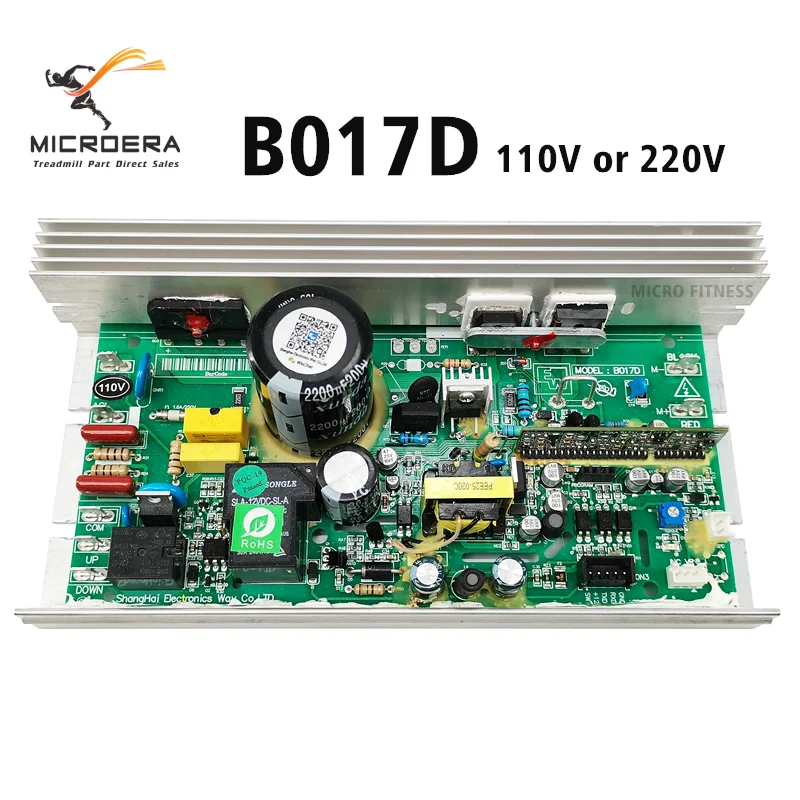 Treadmill Motor Controller B017D Lower Control Board BO17D for Johnson Treadmill Circuit Board Power Supply Board A002020025
