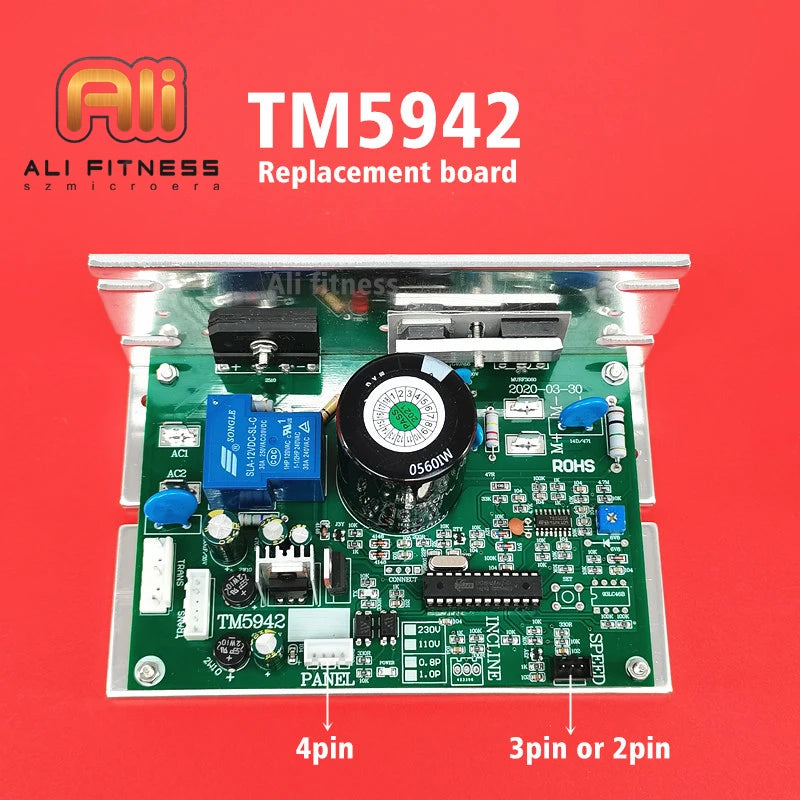 For TM5942 Treadmill Motor Controller Motherboard Treadmill Control board Circuit board power supply Driver board MCB LCB Repair