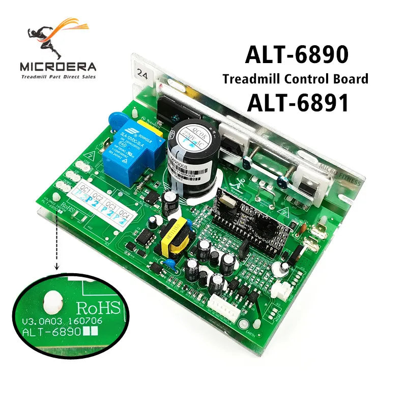 ALT-6891 ALT-6890 Treadmill Motor Controller ALT 6890 ALT 6891 for YIJIAN 8008ES SHUA Control board Circuit board Mainboard