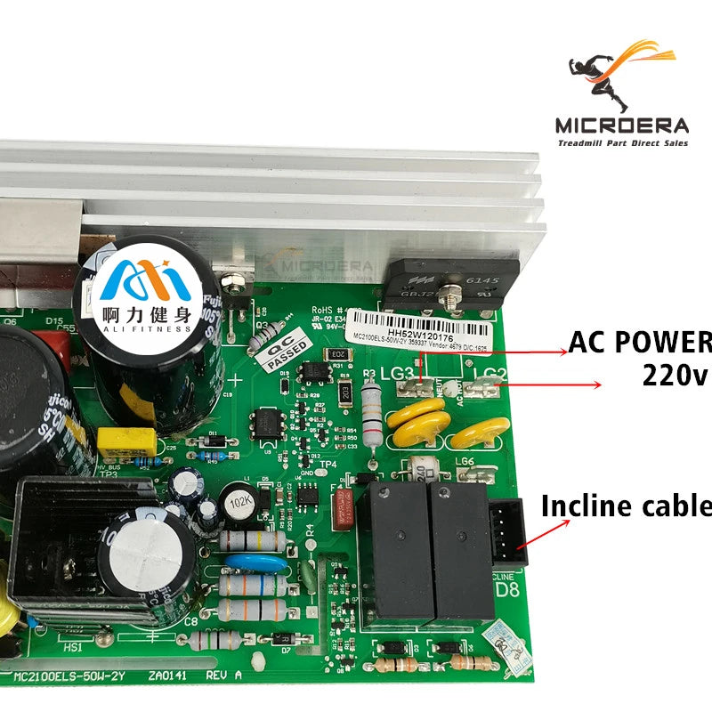 MC2100ELS 50W 2Y Treadmill Motor Controller MC2100ELS-50W-ZY Lower Control Board Power Supply Board for ICON PROFORM NordicTrack