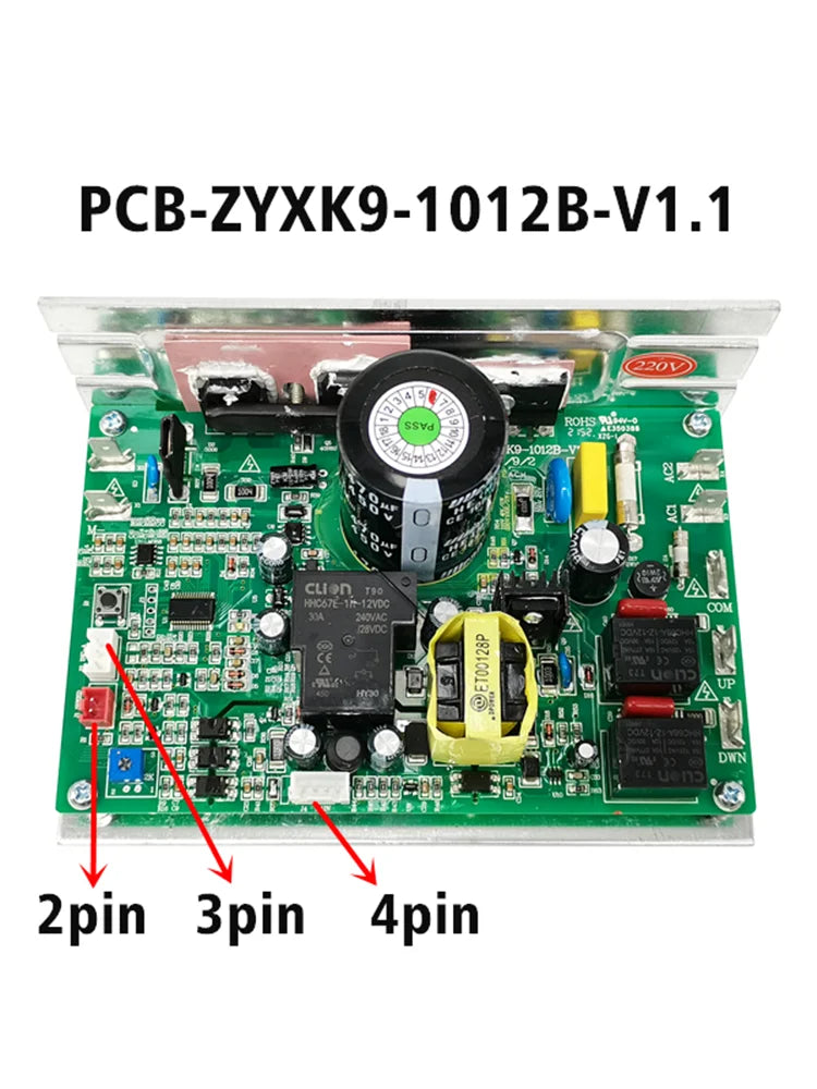 100% new PCB-ZYXK9-1012-V1.3 Treadmill Motor Controller PCB-ZYXK9-1012B-V1.1 Motherboard ZYXK9 Power supply board Circuit board