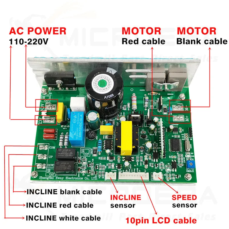 B304 S10 Replacement Treadmill Motor Controller B304 S13 for Johnson Tempo TREO T101 T102 Circuit board Control board Driver