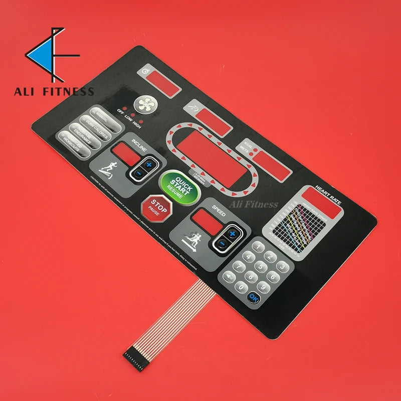 Replacement STAR TRAC 3552 S-TRC3552 Treadmill Button Panel Control Panel Membrane Switch for STAR T-RAC 3552 treadmill Keypad