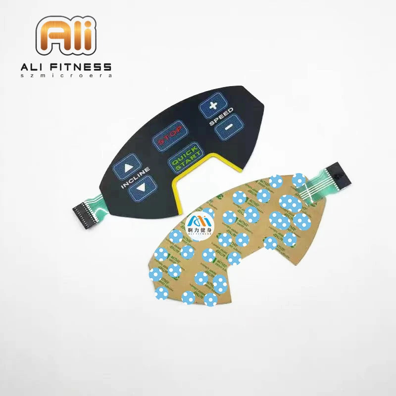 Treadmill keypad Treadmill button Treadmill membrane keypad / Does not include a plastic base.