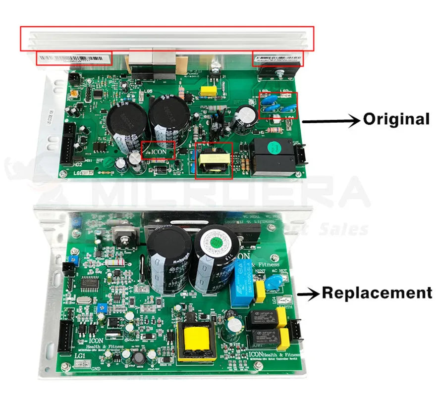 MC2100ELS-18W Treadmill Controller MC2100ELS 18W 2Y ZY Lower Control Board Power Supply Board for ICON PROFORM Nordic Track