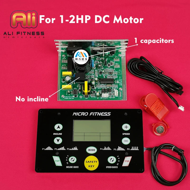 General USE Universal Treadmill Circuit Board Treadmill Motor Control Board Controller 1HP-4.0HP Treadmill Console Display Tilt