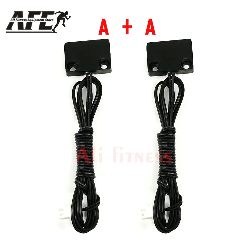 2 Pin Treadmill Speed Sensor Treadmill Magnetic Sensor Teadmill Pedometer Running Machine Sensor Replacement Repair Universal