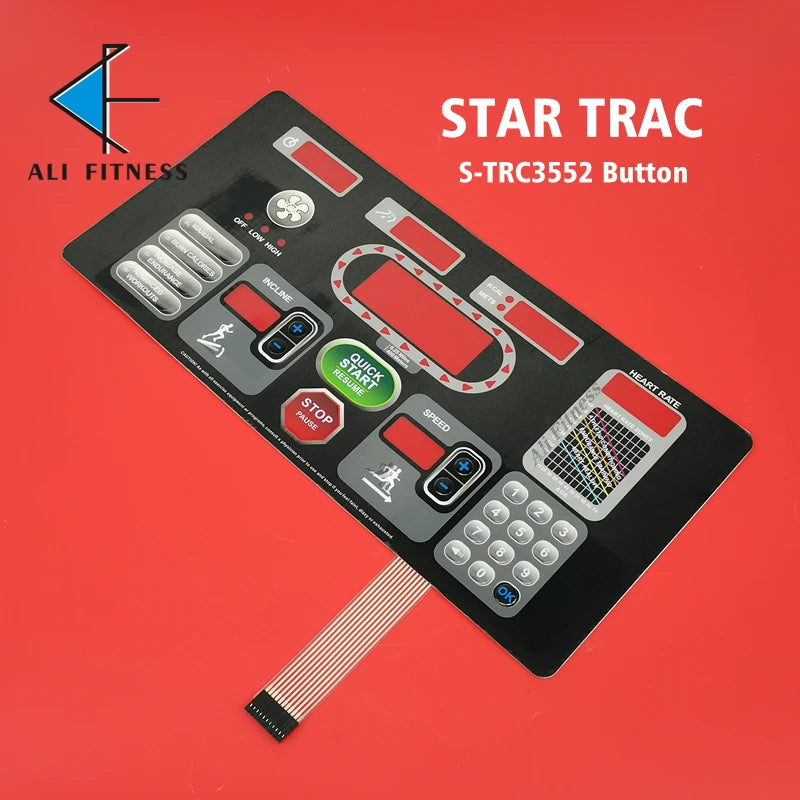 STAR TRAC 3552 S-TRC3552 Treadmill Keypad Treadmill Button Panel Control Panel Membrane Switch for STAR T-RAC treadmill repair