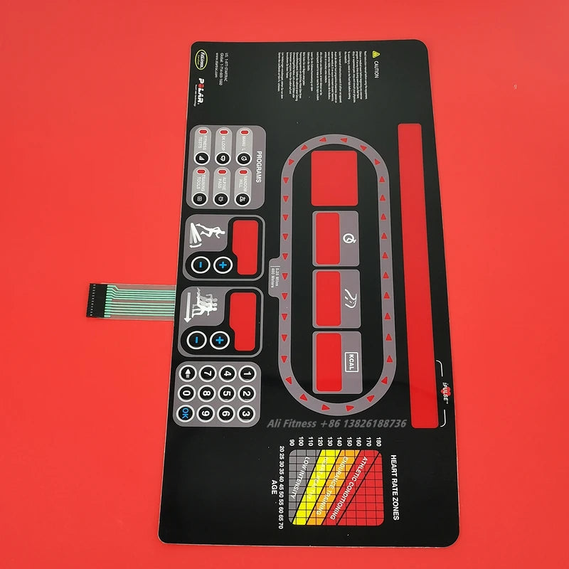 startrac STAR TRAC 9054 Treadmill Button Keypanel STAR T RAC Control Panel Membrane Sticker Film Start Stop Button keyboard