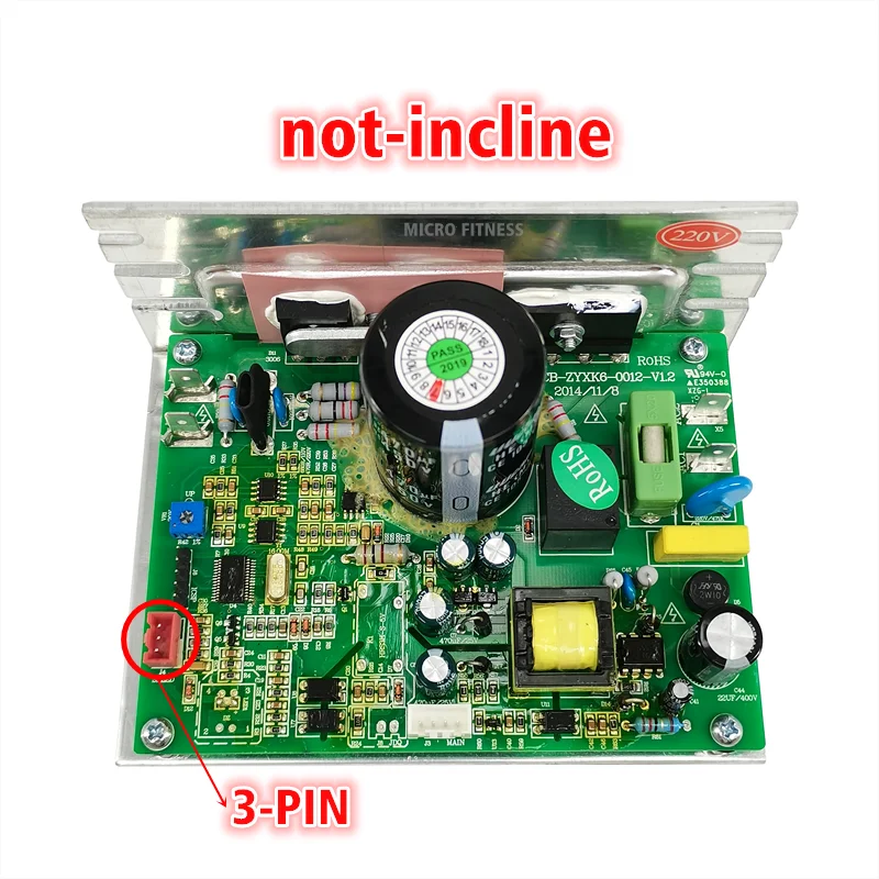 Original  PCB-ZYXK6-0012-V1.2 Treadmill Motor Controller PCB ZYXK6 0012 V1.1 Treadmill Circuit board Control board ZYXK6 ZY-XK-Z