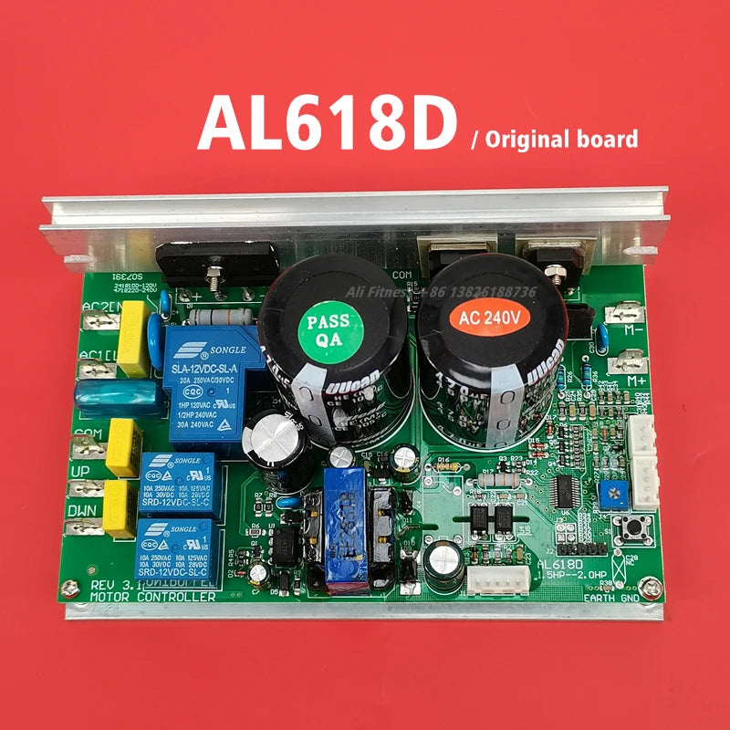 AL618D Treadmill Motor Controller lowe Control Board for JASON110817 CHISLIM MQ7 Q858 R9 Treadmill Circuit board drive power
