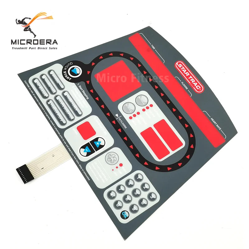 For STAR TRAC Crosstrainer Panel star trac Button membrane switch Control panel numeric keypad star trac elite 6230-SINTPO