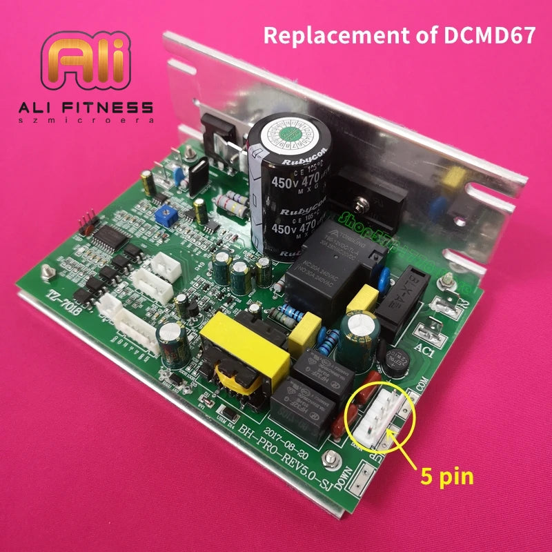 Replacement Treadmill Motor Controller ENDEX DCMD67 DCMD67M for DK City Treadmill NB702028 Lower Control Board Circuit Board