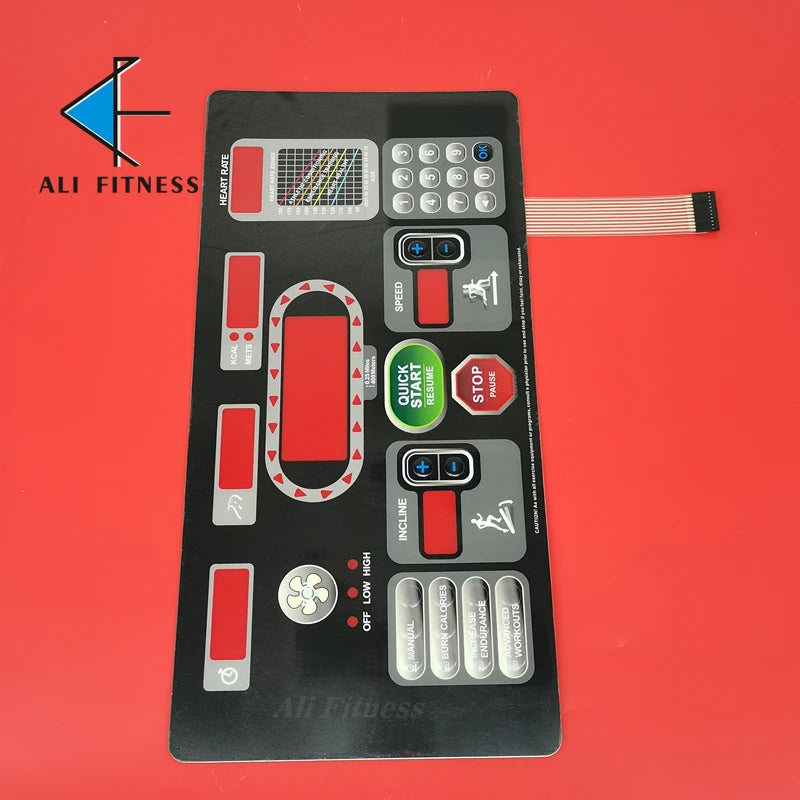 Replacement STAR TRAC 3552 S-TRC3552 Treadmill Button Panel Control Panel Membrane Switch for STAR T-RAC 3552 treadmill Keypad