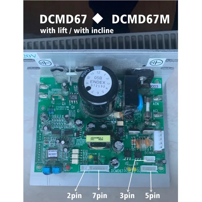 Original Endex DCMD67 DCMD67M Treadmill Motor speed Controller for DK city Treadmill NB702028 Control Panel Circuit board