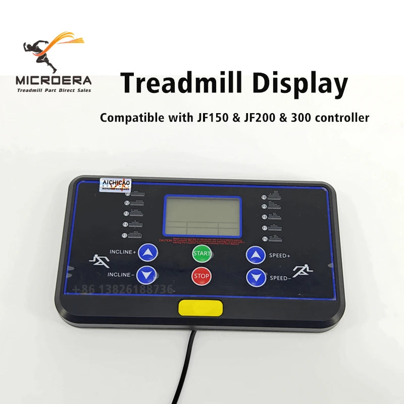 Treadmill Control panel Display Compatible with Lower Controller JF200 JF150 JF300 Upper Controller Screen Circuit board LCD