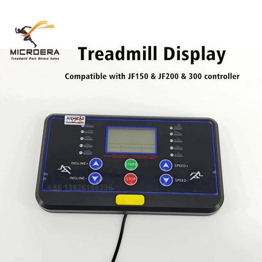 Treadmill Control panel Display Compatible with Lower Controller JF200 JF150 JF300 Upper Controller Screen Circuit board LCD