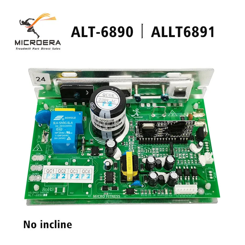 ALT-6891 ALT-6890 Treadmill Motor Controller ALT 6890 ALT 6891 for YIJIAN 8008ES SHUA Control board Circuit board Mainboard