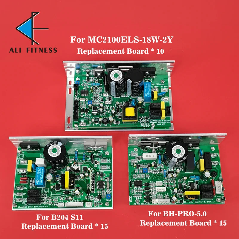 Treadmill Motor Controller MC2100ELS-18W Replacement 10PCS + B204 S11 Replacement 15PCS + BH-PRO-5.0 15PCS