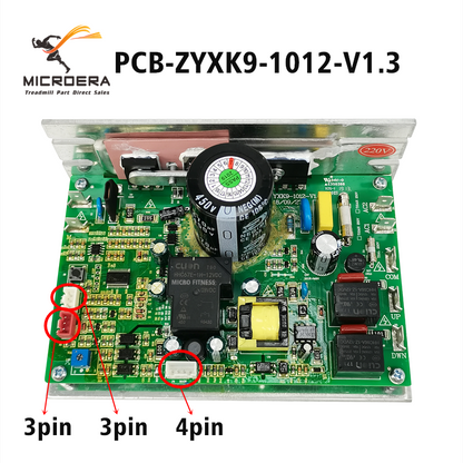 Reebok Treadmill Motor Controller Control board PCB-ZYXK9-1012B-V1.1 PCB ZYXK9 1012 V1.2