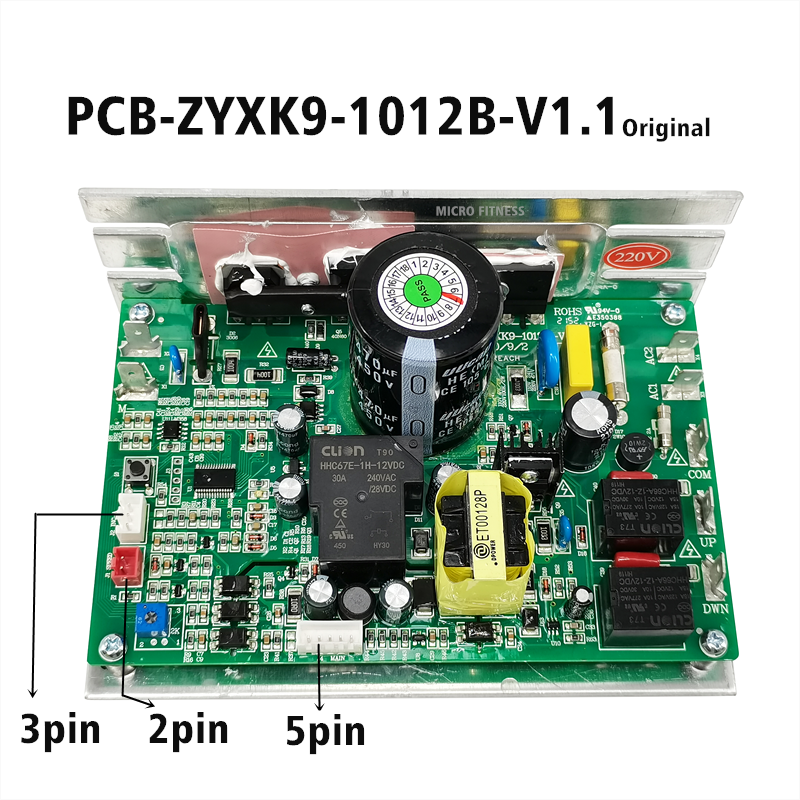 Reebok Treadmill Motor Control board PCB-ZYXK9-1012B-V1.1