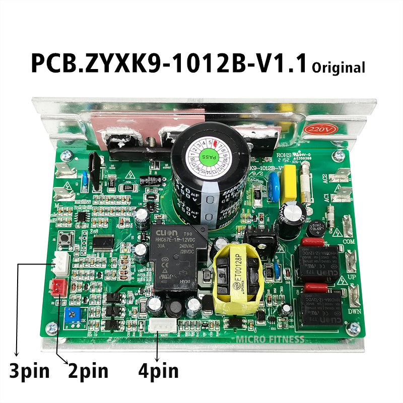 Reebok Treadmill Motor Controller Control board PCB-ZYXK9-1012B-V1.1 PCB ZYXK9 1012 V1.2