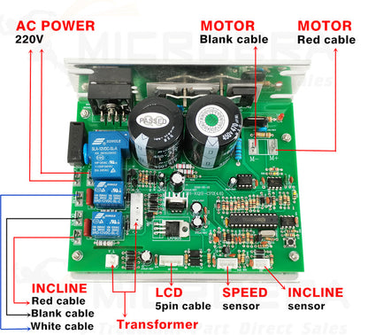 BH G6414V Treadmill Motor Controller Control board ZH-KQSI-CP2.PCB ZH-KQSI-CP1.PCB ZH-KQSI-002