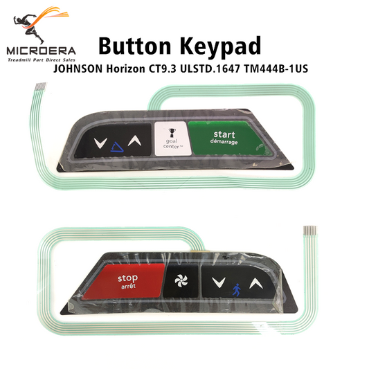  JOHNSON Horizon CT9.3 ULSTD.1647 TM444B-1US Treadmill Button Keypad keyboard